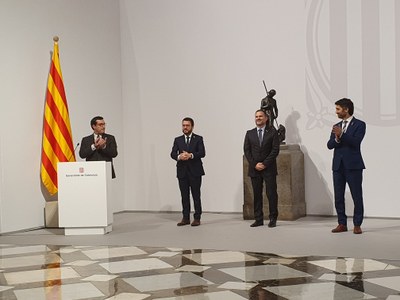 Presa de possessió de Ricard Pérez com a nou delegat del Govern a l'Alt Pirineu i Aran (Foto: Govern Generalitat)