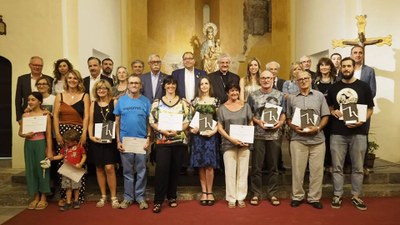 Guardonats dels Premis Homilies 2018 (Foto: Víctor Merencio)