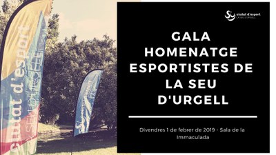 Gala de reconeixement als esportistes urgellencs