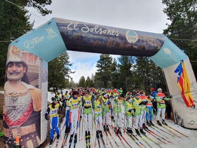 Sortida de la 23a Marxa de l'Arp (Foto: Estació Tuixent-La Vansa)