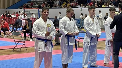 Gerard Gombau, campió de Catalunya de karate en Kata U21 (Foto: Joan Gombau)