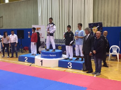 Gerard Gombau, campió de Catalunya cadet de karate