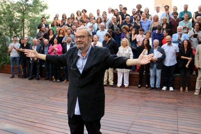 Carles Canut, a la presentació de temporada del Grup Focus, el setembre de 2017 (Foto: ACN)