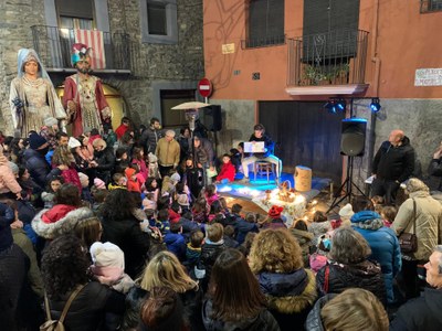 Tarda de Contes al carrer dels Canonges, el 2 de gener passat
