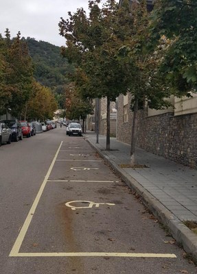 Aparcaments temporals amb motiu de la Fira (Foto: Ajuntament de la Seu)