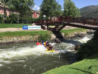 Ràfting al Parc Olímpic del Segre (Foto: arxiu)