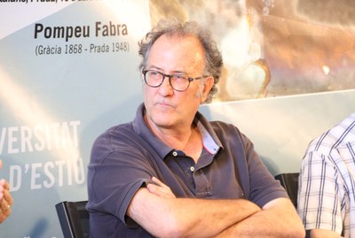 Xavier Antich, durant la seva intervenció a la Universitat Catalana d'Estiu a Prada de Conflent (Foto: ACN)