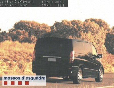Mossos d'Esquadra - Cotxe amb excés de velocitat
