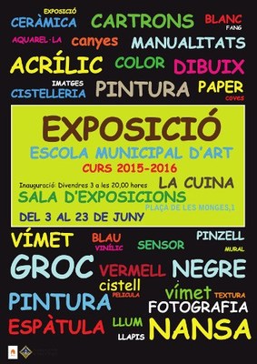 Exposició de final de curs de l'Escola Municipal d'Art