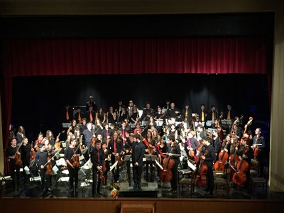 Concert simfònic del Conservatori de Música dels Pirineus, a Puigcerdà