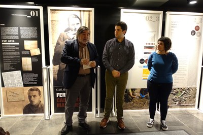 Inauguració a l'Espai Ermengol de l'exposició "On són? 85 anys d'exhumacions de fosses comunes de la Guerra Civil a Catalunya"