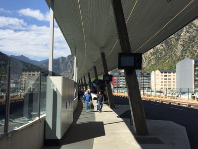 Estació Nacional d'Autobusos d'Andorra (Foto: Comú d'Andorra la Vella)