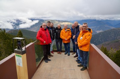 Inauguració del mirador accessible a Port Ainé (Foto: FGC)