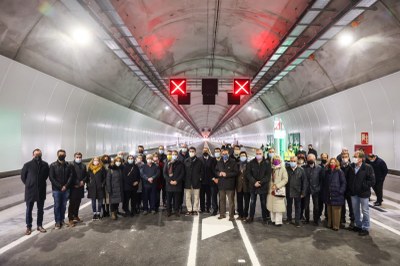 Inauguració del túnel de Tresponts (Foto: Gencat)