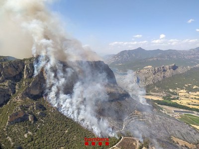 Incendi a Peramola