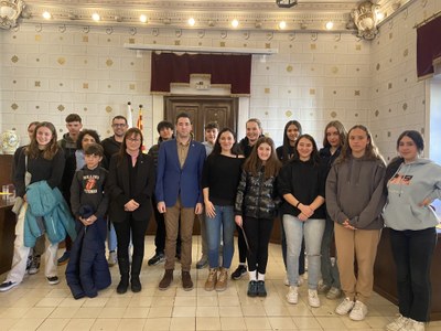 Foto de grup del Consell Municipal d'Adolescents de la Seu