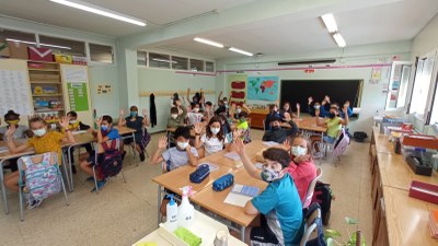 Inici del curs escolar a l'Escola Pau Claris