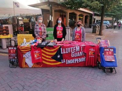 Parada al mercat de l'ANC Alt Urgell (Foto: ANC Alt Urgell)