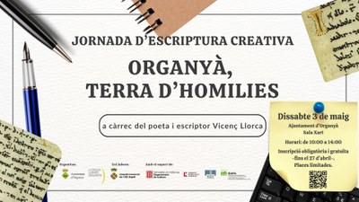 Jornada de Creacó Literària "Organyà. Terra d'Homilies"