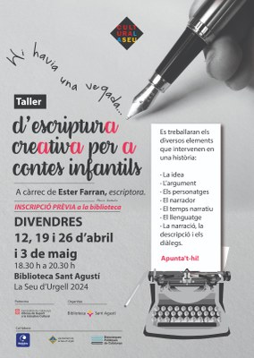 Taller d'escriptura creativa per a contes infantils
