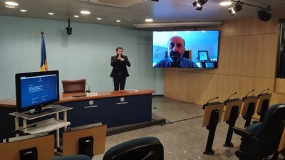 Compareixença telemàtica de Joan Martínez Benazet