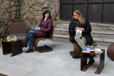 Nou mobiliari a la Biblioteca Sant Agustí (Foto: Ajuntament de la Seu)