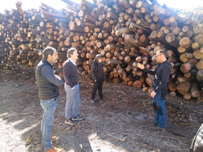 Trobada de representants d'Integra Pirineus, Cesce i l'Ajuntament de Montferrer i Castellbò