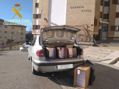 Contraban intervingut (31.01.2018) (Foto: Guàrdia Civil)