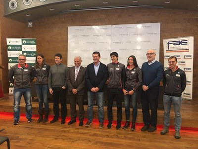 Presentació de l'equip andorrà d'esquí nòrdic 2019-2020 (Foto: FAE)