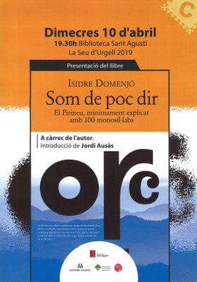 'Som de poc dir' (Isidre Domenjó)