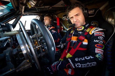 Isidre Esteve, al Dakar 2024 (Foto: Mediagé / Repsol Toyota Rally Team)