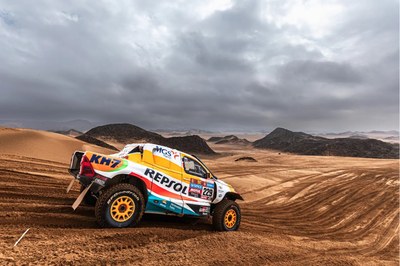 Isidre Esteve, al Dakar 2023 (Foto: Repsol Toyota Rally Team)