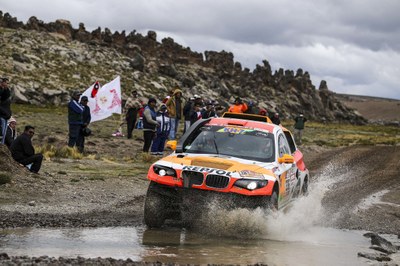 Isidre Esteve, a la 6a etapa del Dakar (Foto: Box Repsol)