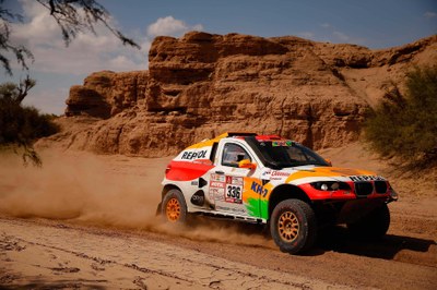 Isidre Esteve, al pas del Dakar per l'Argentina (Foto: Repsol Rally Team)