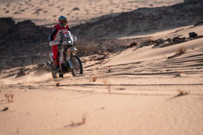 Jaume Betriu, al Dakar 2021 (@jbetriu / FN Speed KTM)