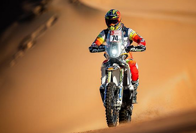 Jaume Betriu, a la penúltima etapa del Dakar 2020 (KTM-FN Speed)