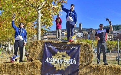 Jaume Betriu, al podi de l'Oliana Off Road 2015