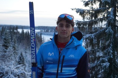 Jaume Pueyo, a les Finals de Copa del Món FIS d'esquí de fons, a Lahti (Foto: RFEDI)