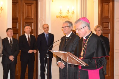 Recepció de Nadal de Joan-Enric Vives (Bisbat d'Urgell)