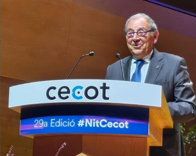 Joan Planes, rep el guardó CECOT a la Personalitat 2024