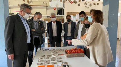 Visita al Taller Claror (Foto: Diputació de Lleida)