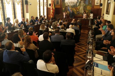 Ple de constitució de la Diputació de Lleida per la legislatura 2023-2027 (Foto: ACN)