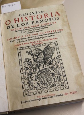\'Centuria o historia de los famosos hechos del gran Conde de Barcelona\'