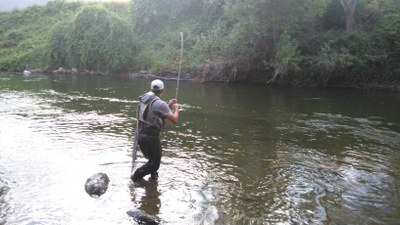 Selectiu del Campionat de Catalunya de pesca amb mosca, celebrat a la Seu