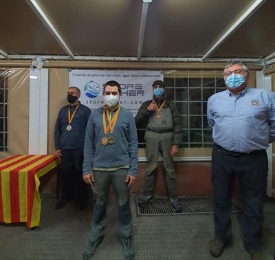 Lliurament de medalles del Campionat de Catalunya Absolut de Pesca-Salmònids Mosca (FCPEC)