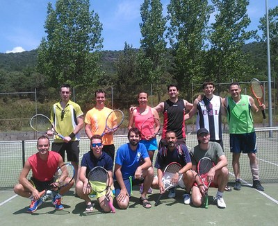 Participants en el Torneig de Tennis de la Colomina 2016 (Foto: Club Tennis Seu d'Urgell)