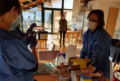 Vacunació a la Seu (Foto: FSH)