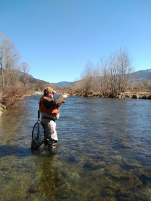 Pesca al riu Segre, a la Seu