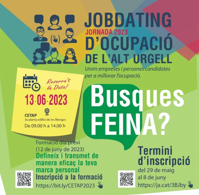 Jobdating a l'Alt Urgell