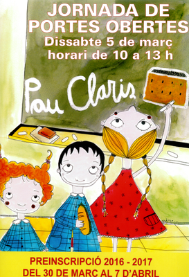 Jornada de portes obertes a l'Escola Pau Claris